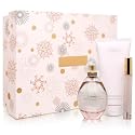 Lovely by Sarah Jessica Parker for Women 3 Piece Set Includes: 3.4 oz Eau de Parfum Spray + 6.7 oz Soft Body Lotion + 0.2 oz Eau de Parfum Shimmer Rollerball Pen