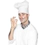 WHITE CHEF'S HAT (fancy dress)