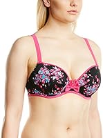 Curvy Kate Bikini (Negro / Fucsia)