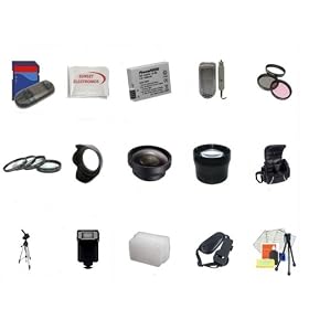 Acessory Package for Canon EOS Rebel T3i T2i 550D