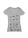 Out of Print Women's Library Stamp T-Shirt Large Heather Gray