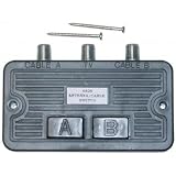 Buy 2-Way F-Pin Cable Switch Push-Button 75 75 by Steren