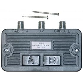 2-Way F-Pin Cable Switch Push-Button 75 75 by Steren