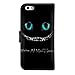 iPhone 6 Wallet Case[4.7 inch], Onelee - Alice in Wonderland We're All mad here Cheshire Cat Smile Face Jasmine Premium PU Leather Case Wallet Flip Stand Case Cover for iPhone 6 with Card Slots