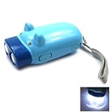 LED Pig Shaped Hand Pressing Dynamo Flashlight