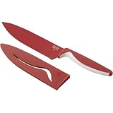 Kuhn Rikon Colori Nonstick Chef's Knife, Red