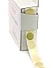 ChromaLabel 0.50 Inch Round Label Permanent Color Code Dot Stickers, 1000 Labels per Dispenser Box, Metallic Gold