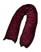Web Linens Inc Zippered Pillowcase Cover for Total Body Pillow 19x130 - Super Soft -Sherpa/Microplush-Burgundy - Exclusively by Blowout Bedding RN# 142035