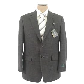Ralph Lauren Mens 2 Button Charcoal Gray Wool Sport Coat Blazer Jacket - Size 40S by Ralph Lauren