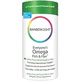 Rainbow Light Everyone's Omega Fish & Flax Oil, 60-Count Softgels