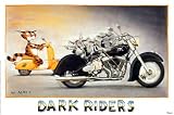 Dark Riders Kunst Poster Print von Alex, 94x64