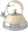 Wesco Classic 2 Litre Whistling Kettle, 017-Almond
