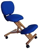 Wooden Ergonomic Kneeling Posture Office Chair with Reclining Back [WL-SB-310-GG]