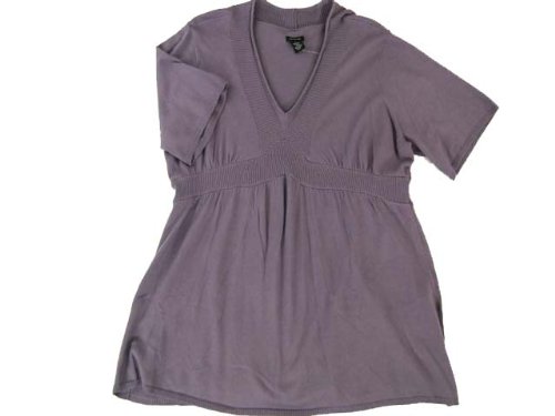 Click here to buy Calvin Klein Jeans Woman Ribbed Trim Empire Tunic.