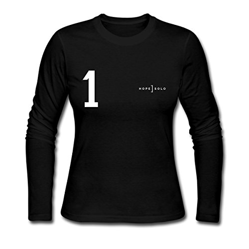 Hope Solo USA Soccer Women's Long Sleeve Jersey T-Shirt by Spreadshirt