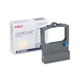 Dot Matrix Nylon Printer Ribbon, Okidata 52106001/52107001 Compatible, Black EXP25335