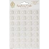 Epiphany Crafts Ephiphany Crafts Clear Bubble Caps-Round, 14, 35-Pack