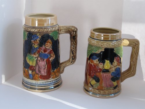 Two Detailed Beer Steins