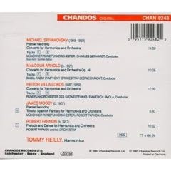 Tommy Reilly Harmonica Concertos (back cover)