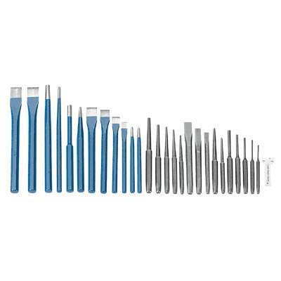 Metal Punches and Chisels - 28-Pc. Set