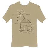 Monty Python and the Holy Grail Rabbit Plans Mens T-Shirt, Large