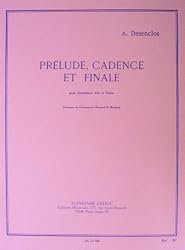 Prelude, Cadence Et Finale for Alto Saxophone and Piano