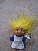 Russ Berrie..... Brewers Troll, with Yellow Hair