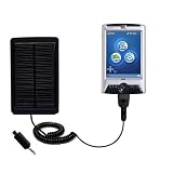 414JxNUmVIL. SL160  Solar Powered Rechargeable External Battery Pocket Charger for the HP iPAQ h5500 / h 5500 Series   uses Gomadic TipExchange Technology