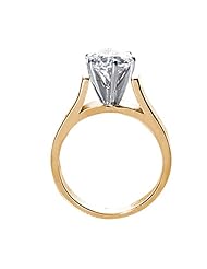 1.00 Ct Round H/I SI1/SI2 Diamond 14K Yellow Gold Ring