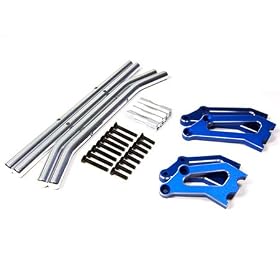 Aluminum HD Bumper (F&R), Blue: Tmaxx 2.5 3.3 from Bumpers Aluminum