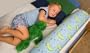 BedBugz Portable Bed Bolster, Blue