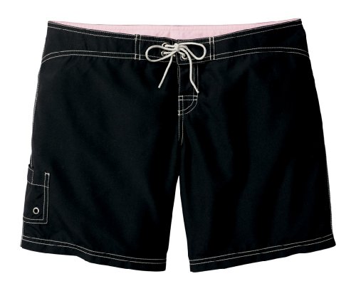 District Threads Ladies Contrast Waist Boardshorts. DT406