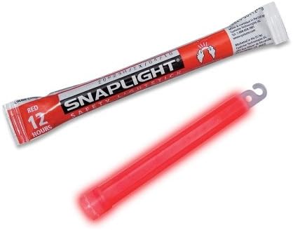 Wholesale CASE of 10 - Miller's Creek 6" Emergency Light Kits-Emergency Light Stick, 6", Lasts 12 Hours, 10/PK, Red