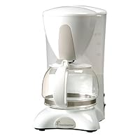 Toastmaster TCM4W 4-Cup Automatic Drip Coffeemaker, White