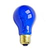 25 Watt A19 Transparent Blue Light Bulb