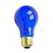 25 Watt A19 Transparent Blue Light Bulb