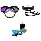 Buy Canon Rebel T2i Kit: 3 Piece Filter Kit (UV, CPL, FLD), 4 Piece Close-up Macro... by Digi
