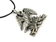 Phoenix Rising from the Ashes Talisman Amulet Pewter Pendant