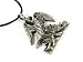 Phoenix Rising from the Ashes Talisman Amulet Pewter Pendant