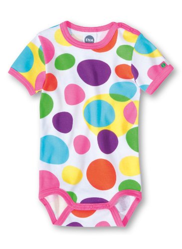 Sanetta Baby - M&auml;dchen Body, gepunktet 321295, Gr. 98, Mehrfarbig (10) Preisvergleich