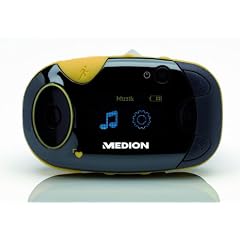 Medion Life P60003 Sport Tragbarer MP3-Player 4 GB (OLED-Display, USB 2.0) schwarz/gelb