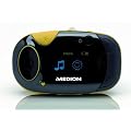 Medion Life P60003 Sport Tragbarer MP3-Player 4 GB (OLED-Display, USB 2.0) schwarz/gelb