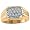 .36CT Round Diamond Mens Ring
