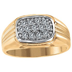 .36CT Round Diamond Mens Ring