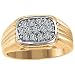 .36CT Round Diamond Mens Ring