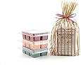 Cabin Retreat 3pk Melty Cube Scented Wax Melts: Fresh Balsam (#1 Seller for 13 years -evergreen), Cedarwood Vanilla, Log Cabin (blend of fresh evergreens, pinecone and cinnamon). 3.2 oz each