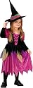 Toddler Beautiful Rainbow Witch Costume with Hat