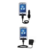Essential Kit for the HP iPAQ rx3415 - includes Car and Wall Charger with Rapid Charge Technology - Gomadic Brand w/ TipExchange Technology