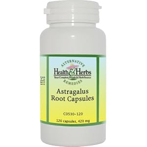 Alternative Health and Herbs Remedies Astragalus Root Capsules, 120-Count Bottle by ALTERNATIVE Health & Herbs REMEDIES