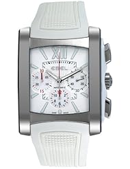 Ebel Womens 9126M52/164WC35 Brasilia Silver Chronograph Dial Watch